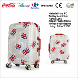 luggage bag english flag travel bag
